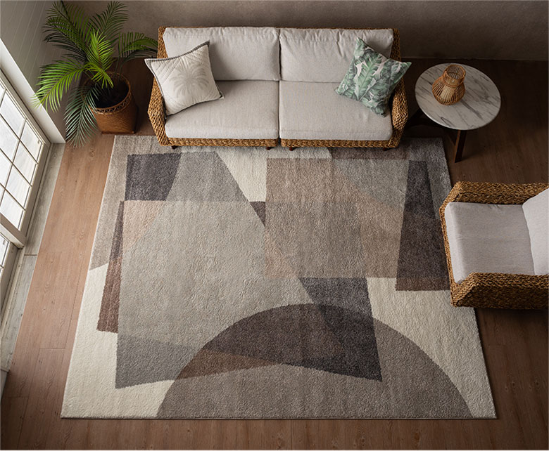 スタイリッシュなカーペット