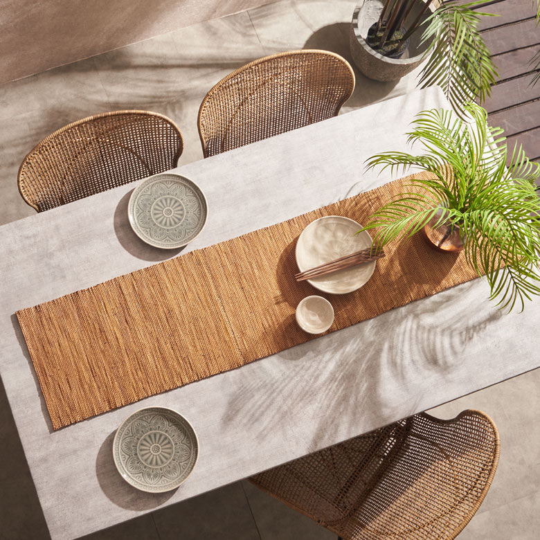 リゾートホテルみたいなテーブルコーディネート