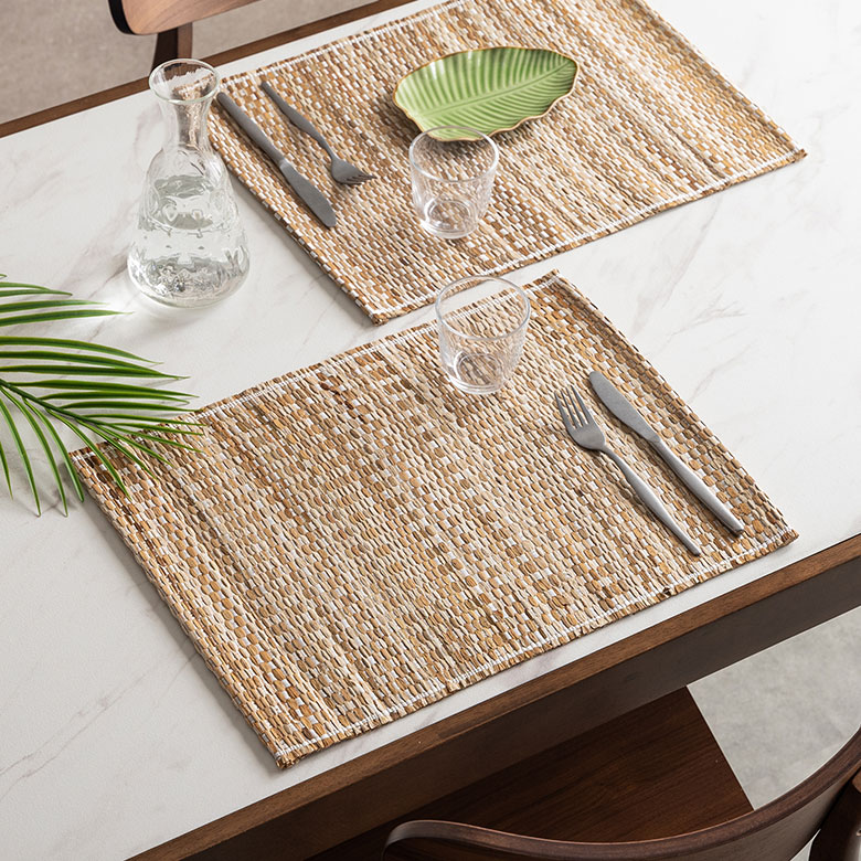 シーグラスのランチョンマット