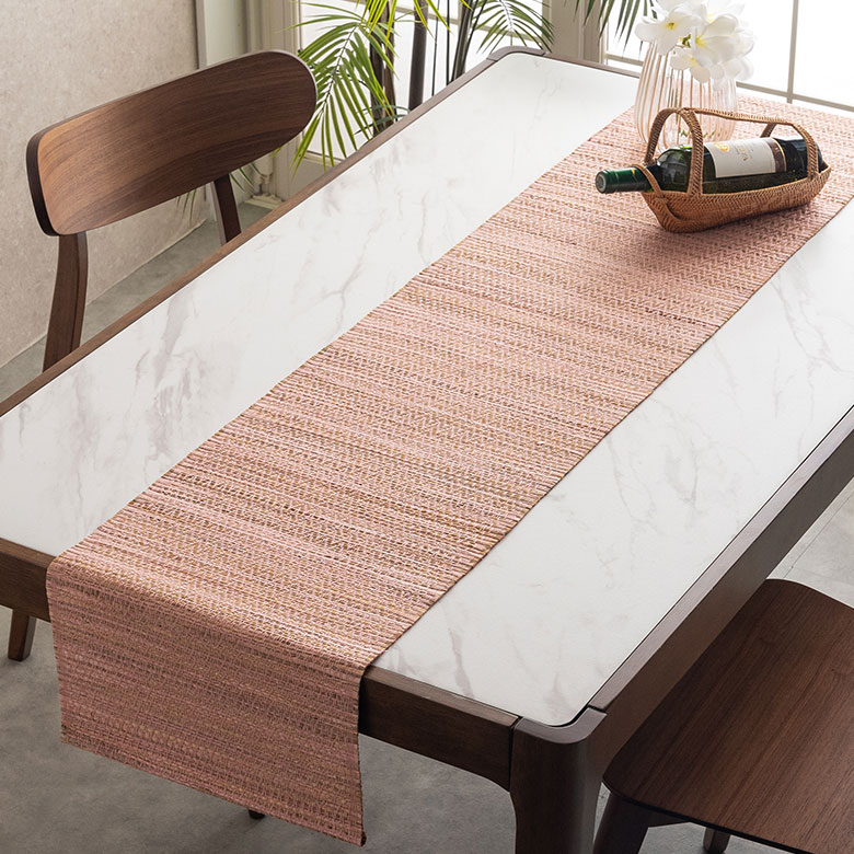 シーグラスのテーブルランナー