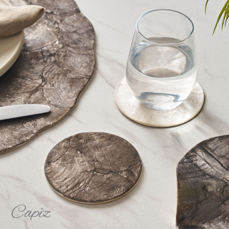 カピスシェルのコースター