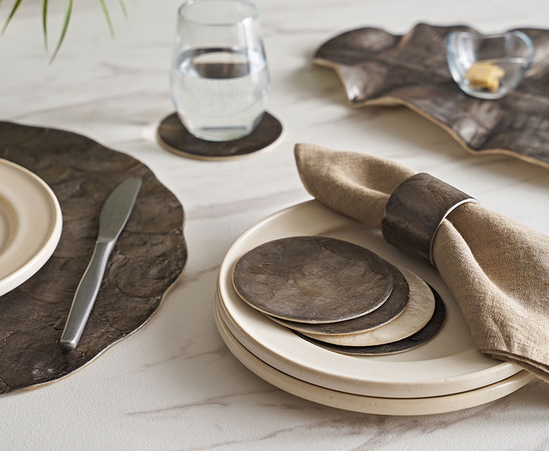 カピスシェルのプレースマット