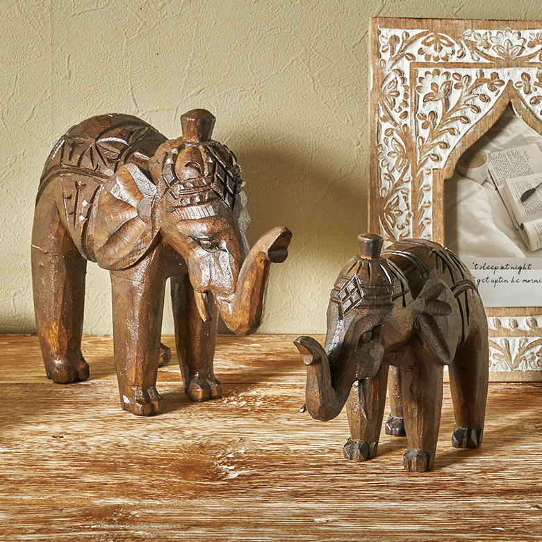 サイズ違いとの複数遣いもおすすめなアジアンオブジェ