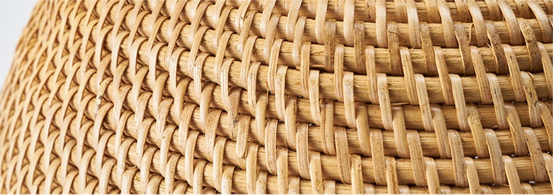 魅力の天然素材ラタン。籐。