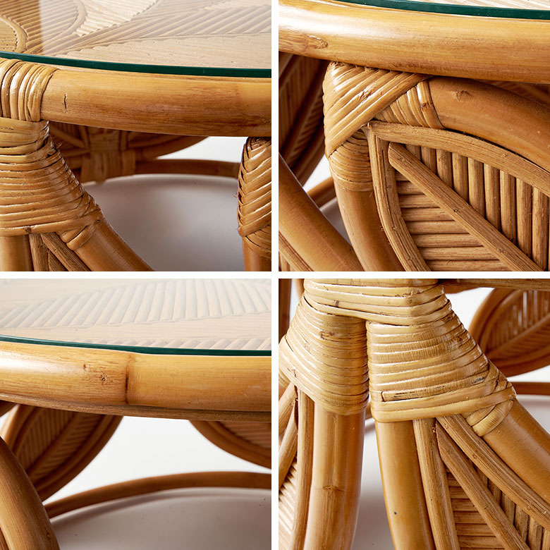 ラタン家具の個体差