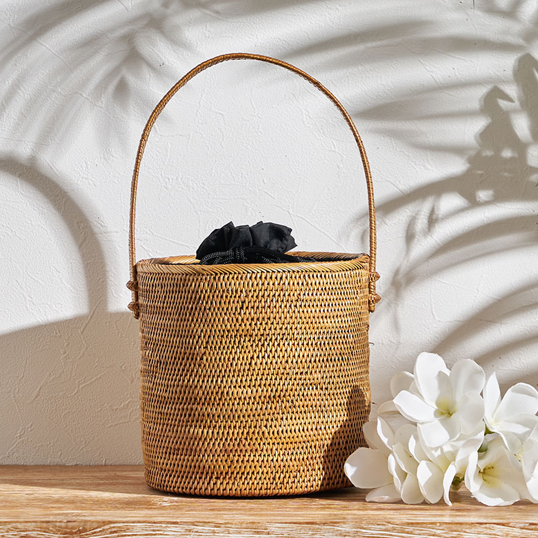 アジアンなバケツバッグ