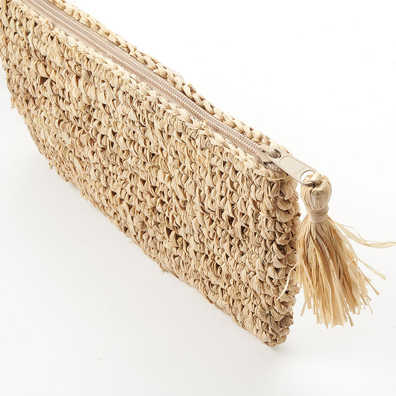 ファスナー付きアジアンポーチ