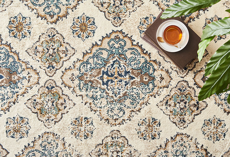 お手入れ簡単な高品質ラグマット