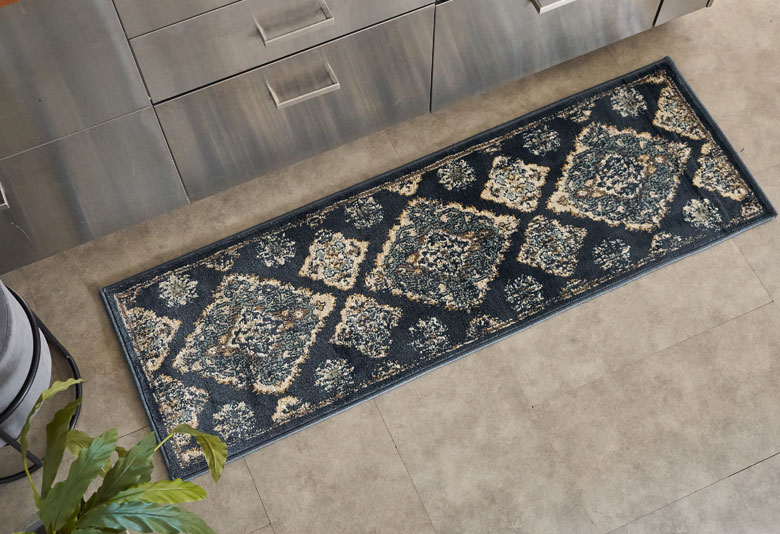 オリエンタルラグ。Amira。アミーラ。キッチンマット。50×150cm