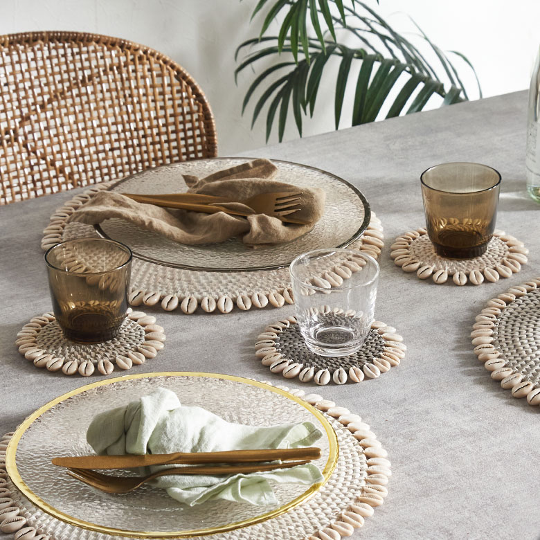 シェルがポイントのコースター