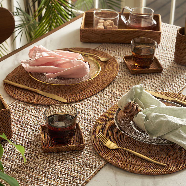 ご自宅のダイニング、来客用やカフェにもおすすめのコースター