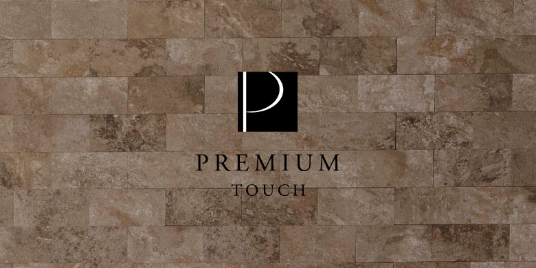 貼るだけで壁をリフォームできる、本物のストーンのようなリアルな質感のタイルシールPREMIUM TOUCHシリーズ）