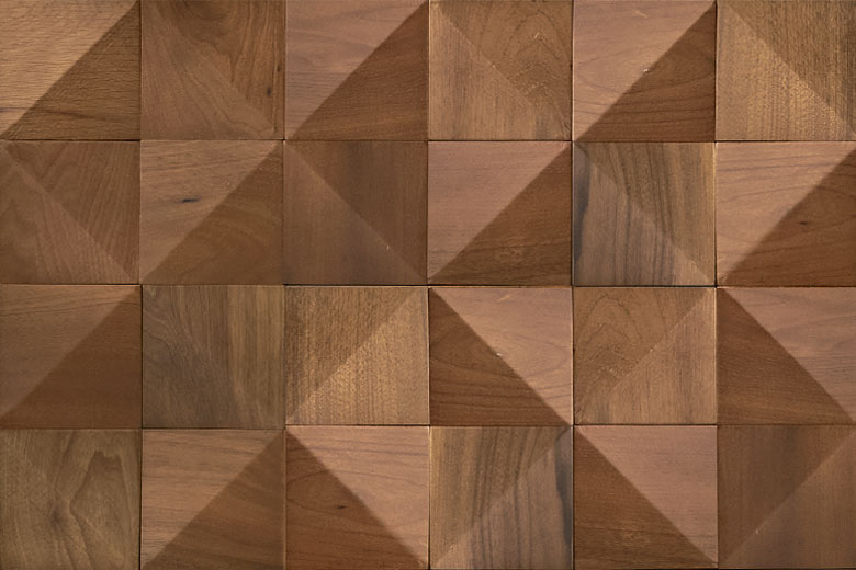 ファセットウォールパネル ウォルナット