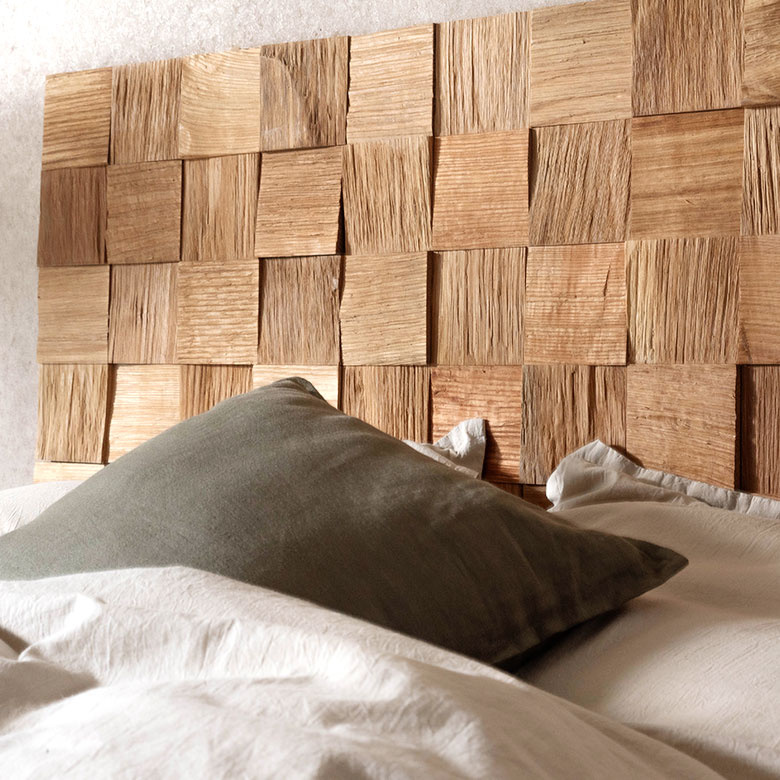 印象的なテクスチャーが生む、立体デザイン