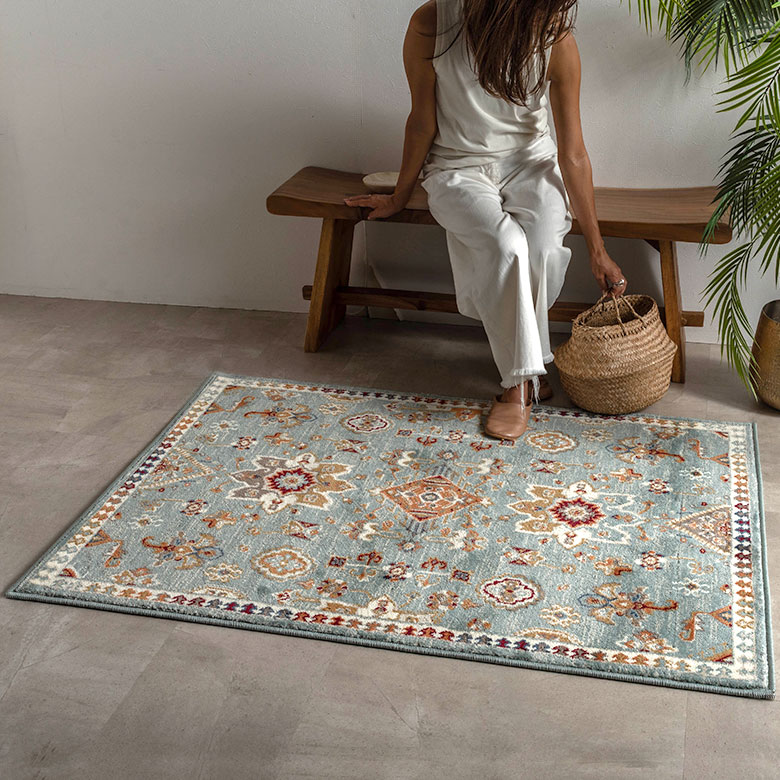 オリエンタルラグ ペルシャ絨毯風 クラシック柄