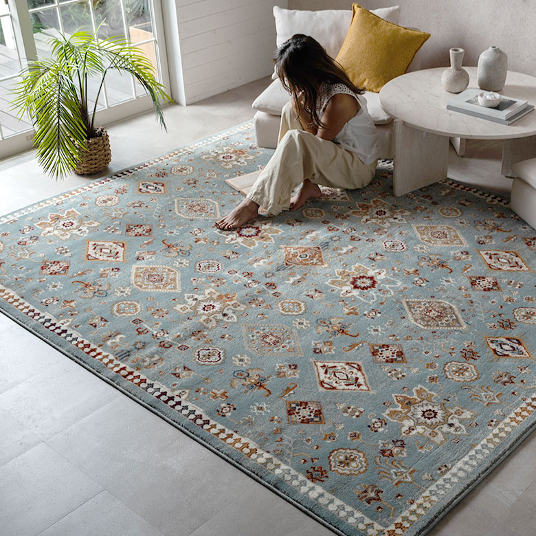 オリエンタルラグ ペルシャ絨毯風 クラシック柄