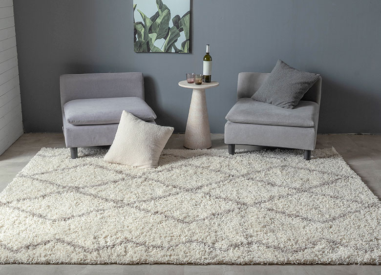 ラグ。シャギーラグ。モロッカン柄。ベニオワレン風。200×25。おすすめポイント