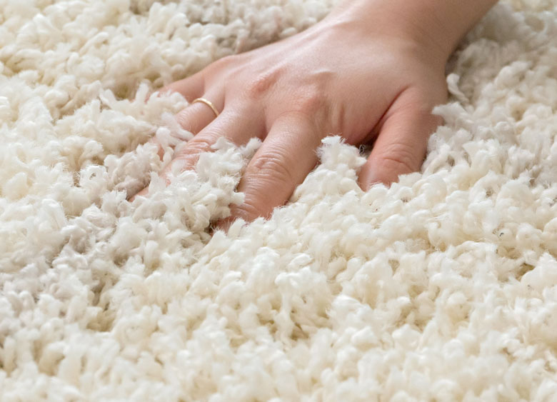 ふんわりと心地よい肌ざわり