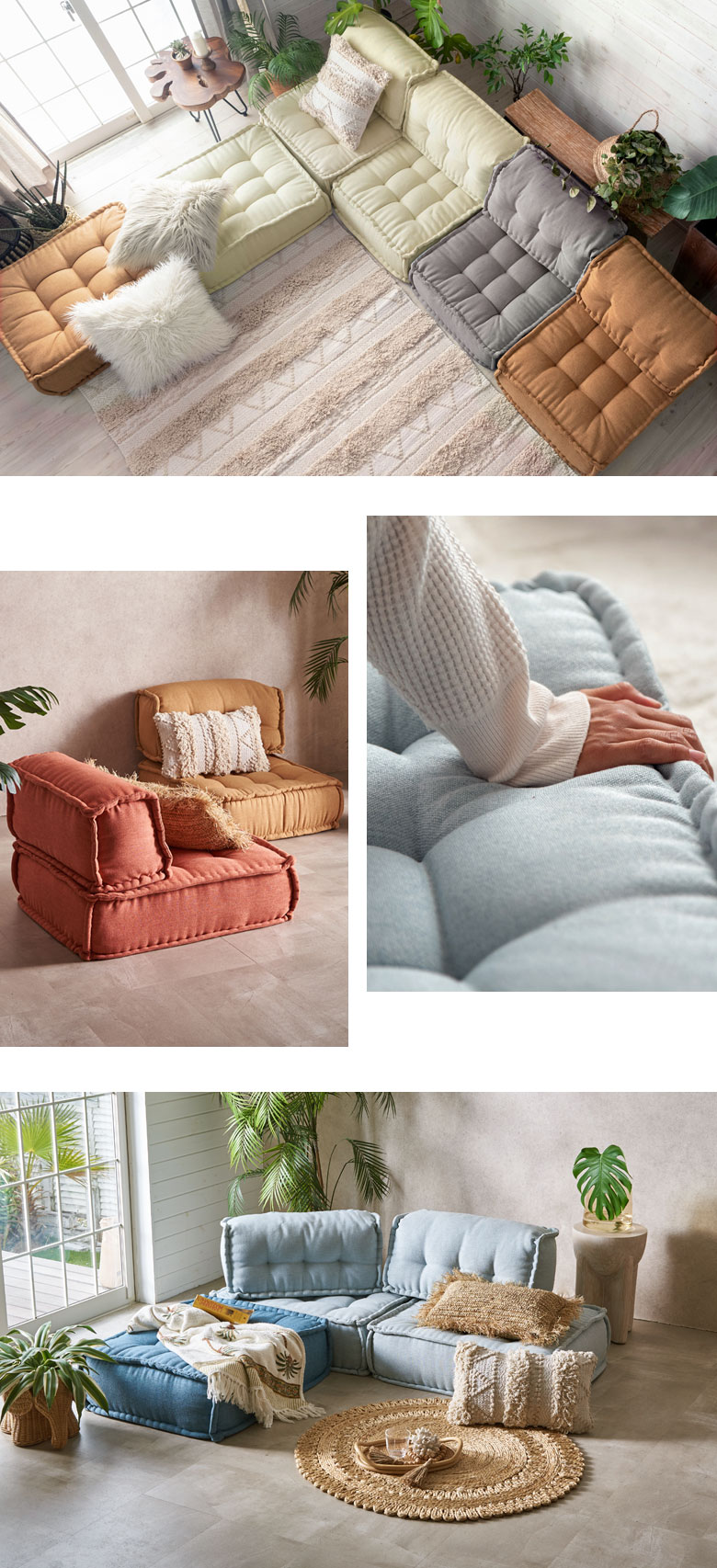 L字やロングシートにアレンジOK