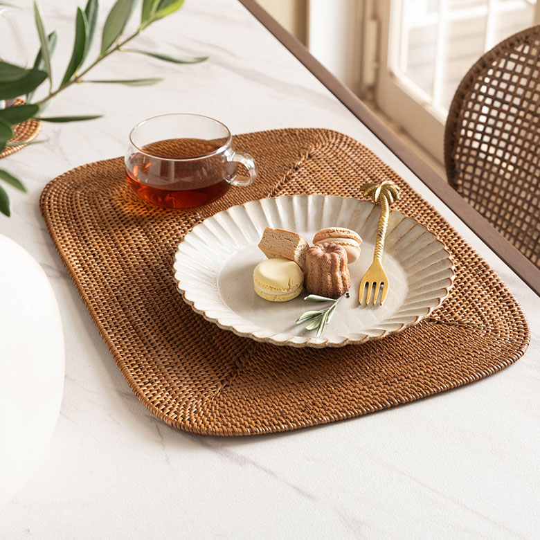 アタ製ランチョンマット角丸四角形 スタンダードクオリティ ランチョン