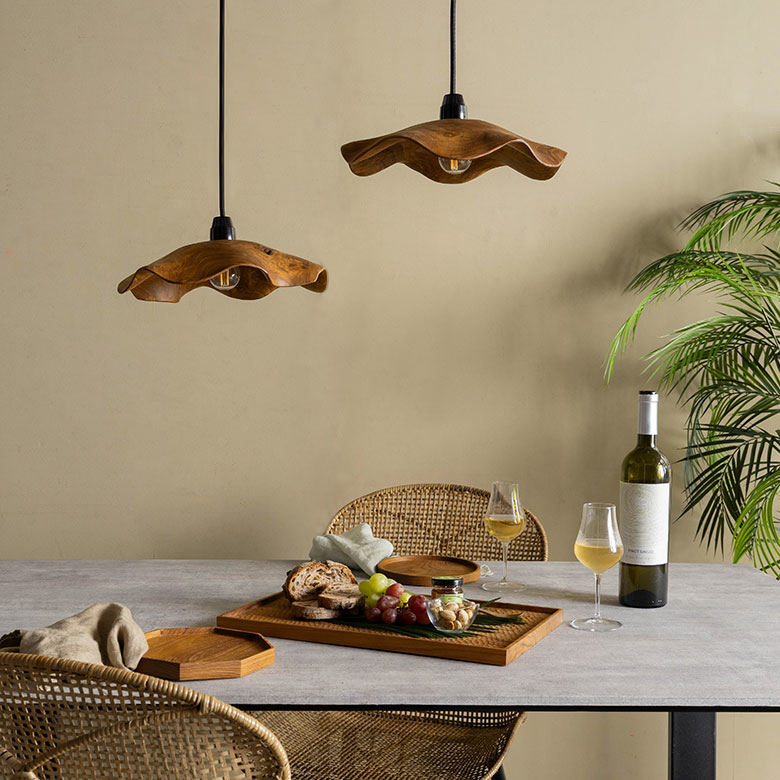 食品対応オイル仕上げの自然な手触り