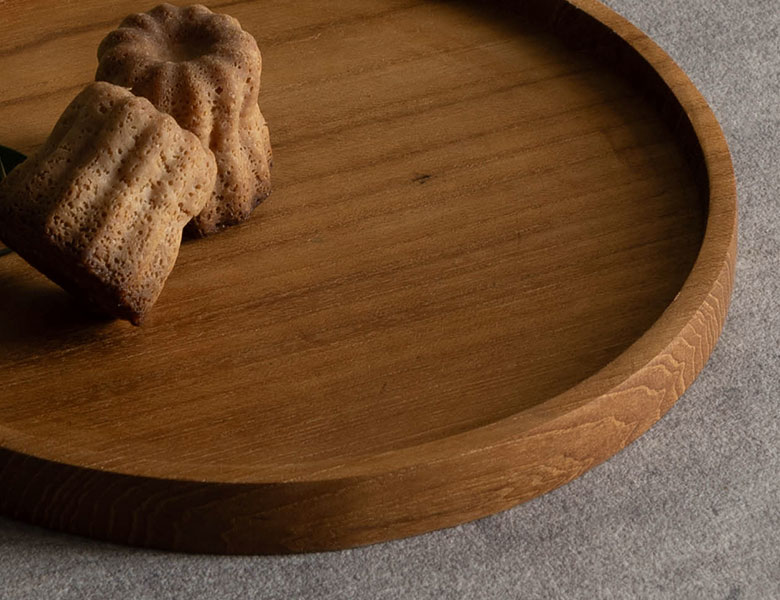 食品対応オイル仕上げの自然な手触り