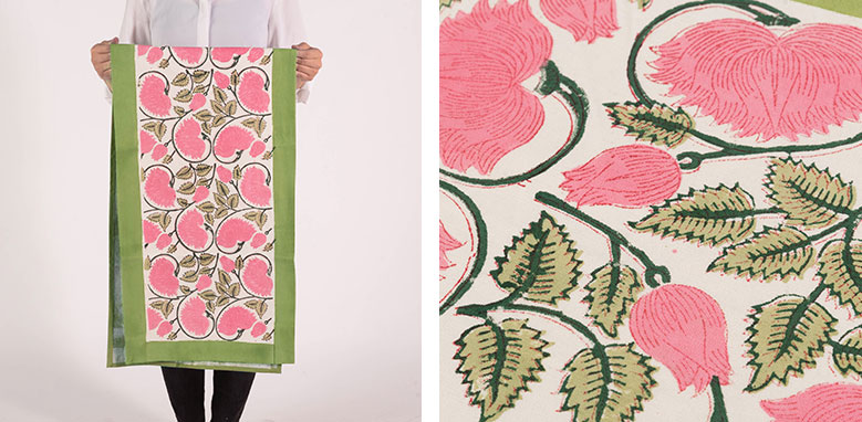 インドのテーブルランナー