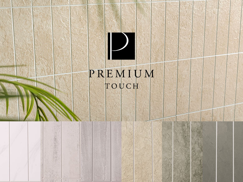 貼るだけで壁をリフォームできる、本物の大理石のようなリアルな質感のタイルシールPREMIUM TOUCHシリーズ）