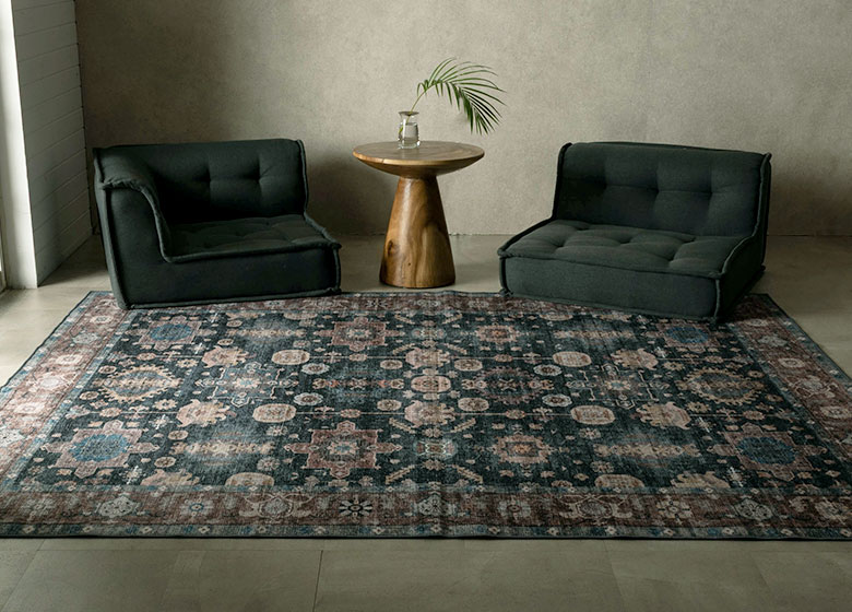 ラグのデザインのアップ