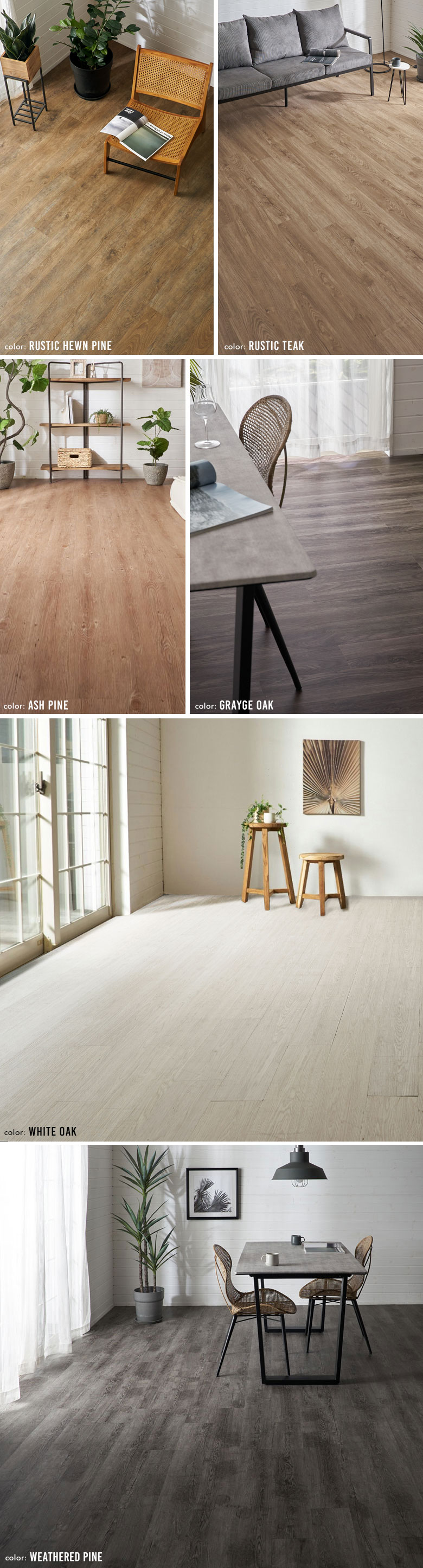 長年使い込んだような、彩度を落とした色合い