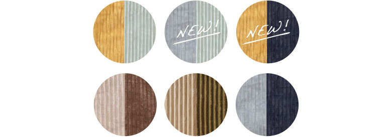 表も裏も楽しめる、あったかコーデュロイ