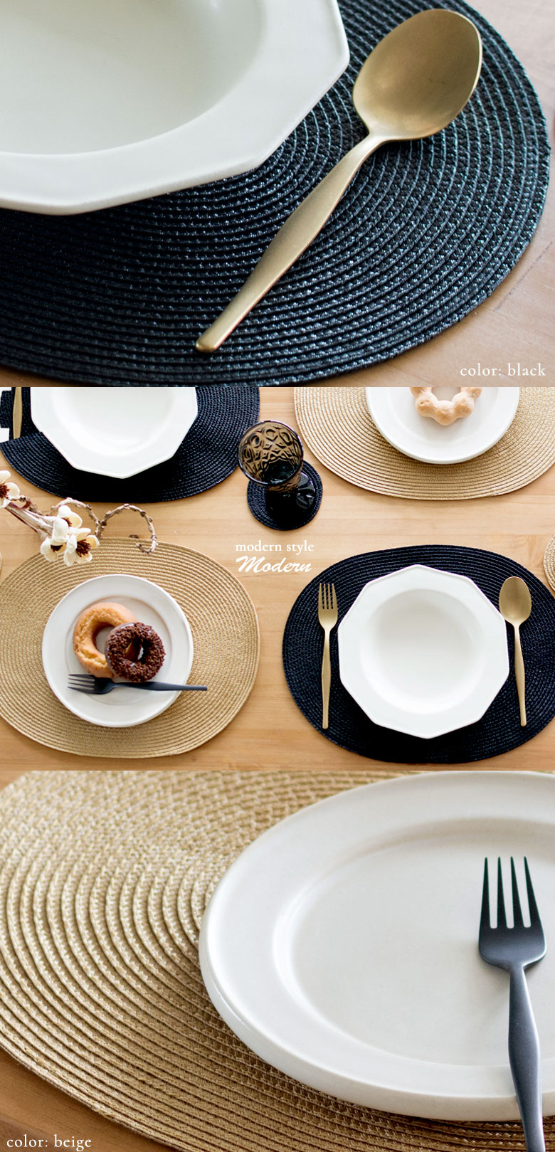 テーブルセッティングに欠かせないプレースマット