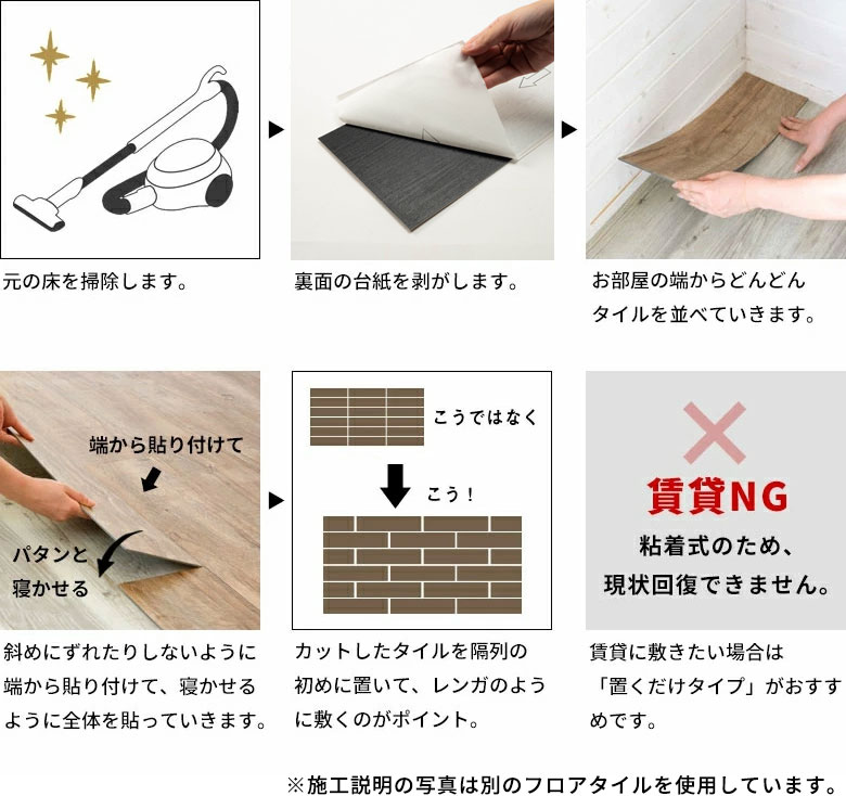 並べて貼るだけ