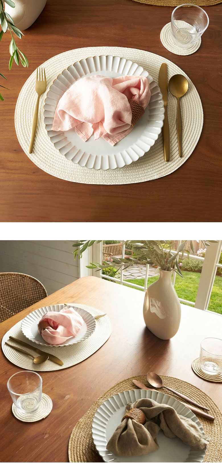 テーブルセッティングに欠かせないプレースマット