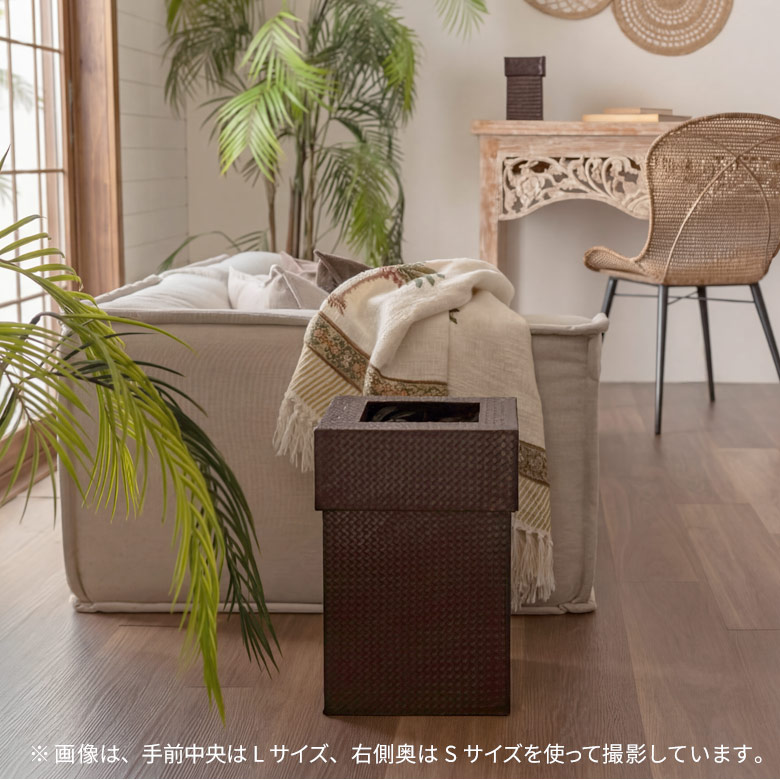 20リットルで大容量、大型でスリムなごみ箱