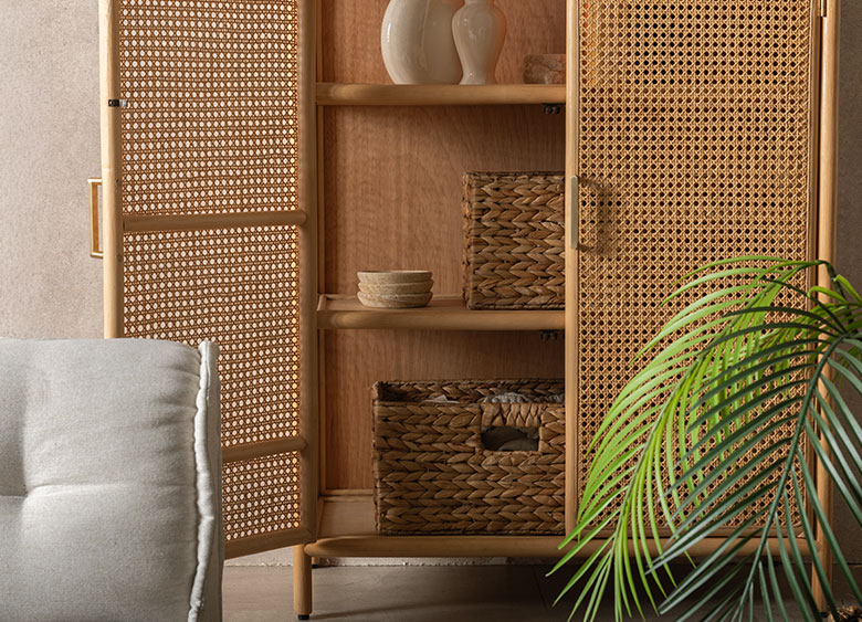 ラタンならではの軽さと通気性