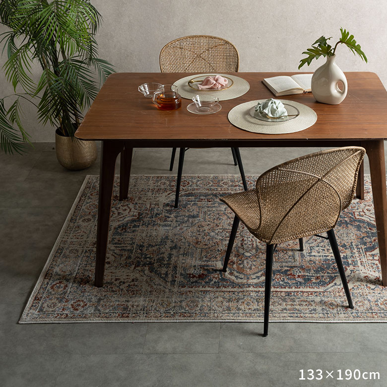 お部屋の雰囲気を格上げする柄ラグ