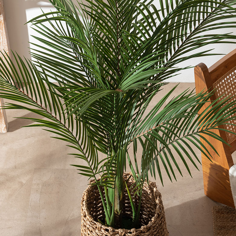 たっぷり葉を使った人工観葉植物