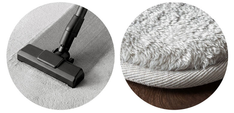 ホコリが絡みにくく、掃除機がけもスムーズ