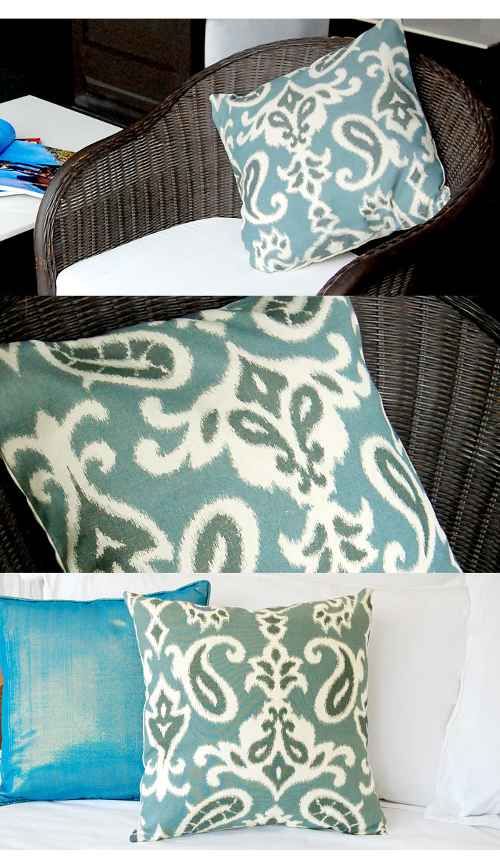 アラベスク柄クッションカバー