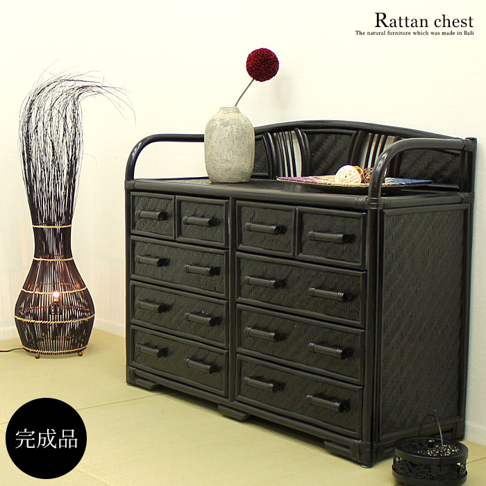 ラタン チェスト タンス