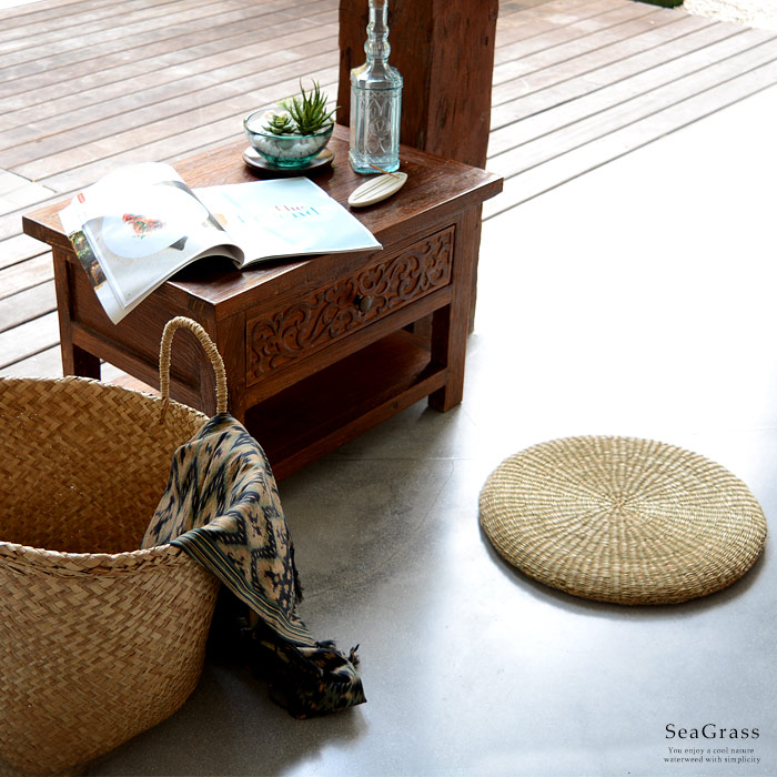 シーグラス座布団 円座