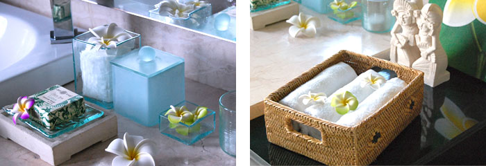 水に浮かべて本物そっくりプルメリア造花