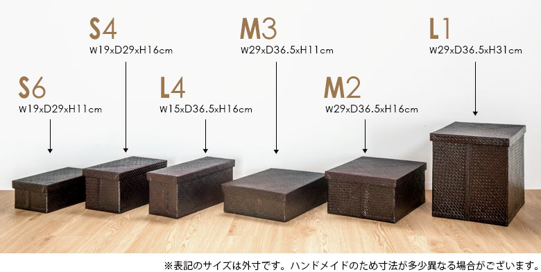 パンダン製モジュールボックス