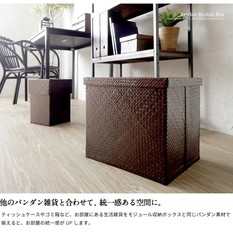 パンダン製モジュールボックス