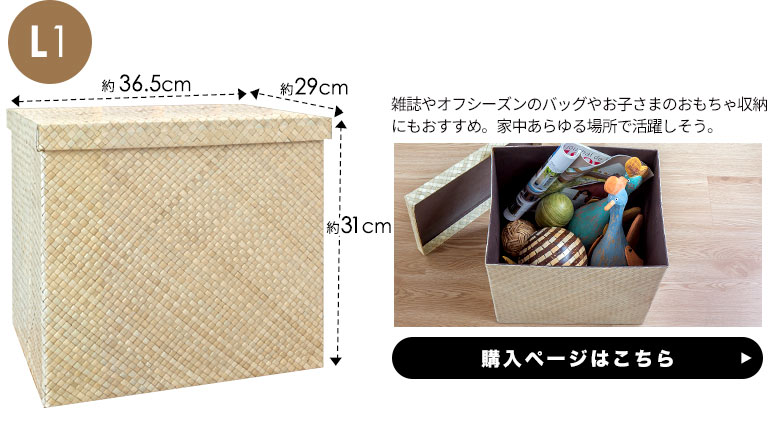 パンダン製モジュールボックス