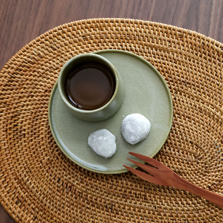 湯呑みを直接置いてもおしゃれ