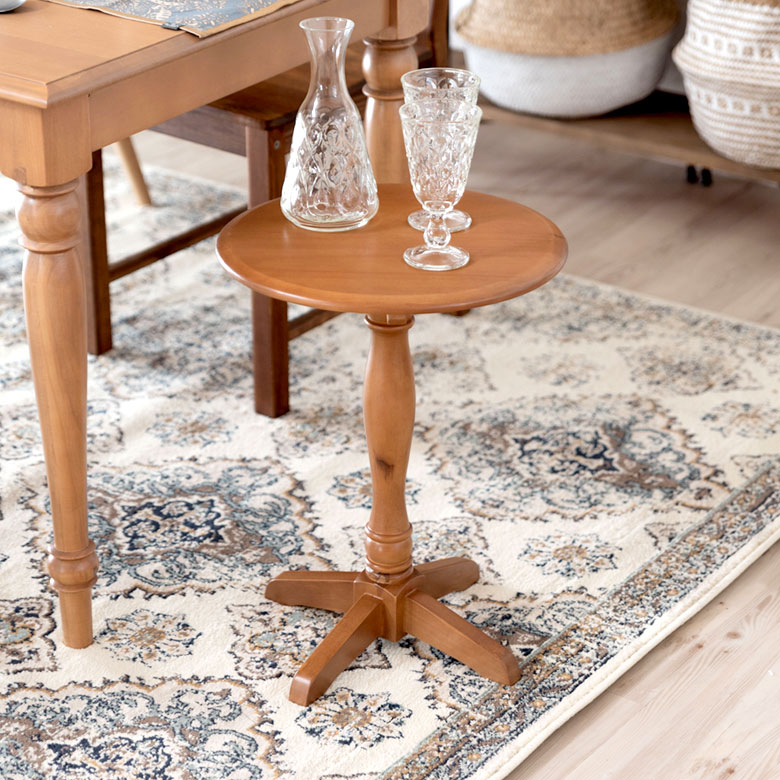 天然木サイドテーブル