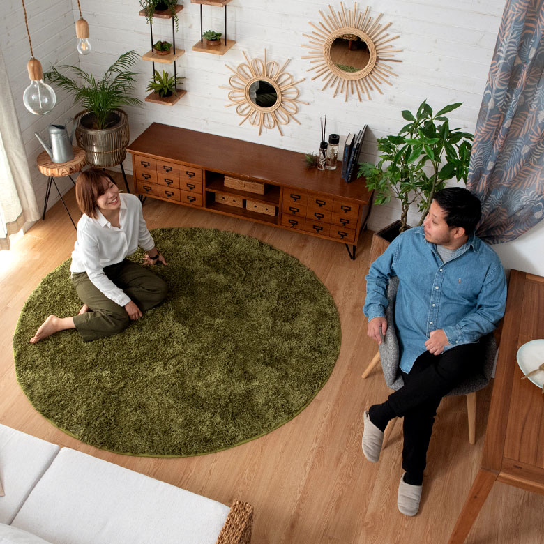 ナチュラルで落ち着いたお部屋に