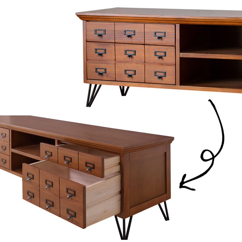 デザイン性のある引き出し